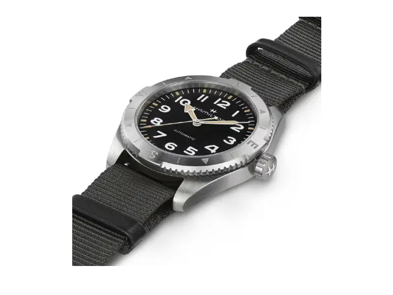 AUTOMATIC WATCH STEEL/TISSUE KHAKI FIELD EXPEDITION HAMILTON H70315930